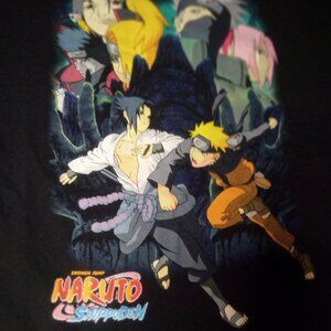 Shonen Jump - Naruto Shuppuden Size 2XL Black Tee
